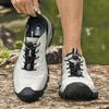 Fashion Comfortable Slip-Resistant Outdoor Shoes Men's Breathable SneakersLightweight Men Walking Shoes New Mesh Lace-Up Casual Flats