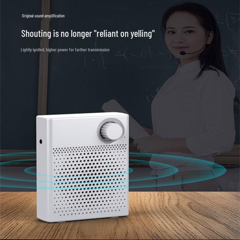 Teacher Wireless Headset Mini Amplifier: Portable Microphone for Outdoor Lectures and Classroom Use