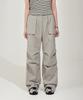 WACKY WILLY Women'S Cotton Nylon Parachute Pants Grey