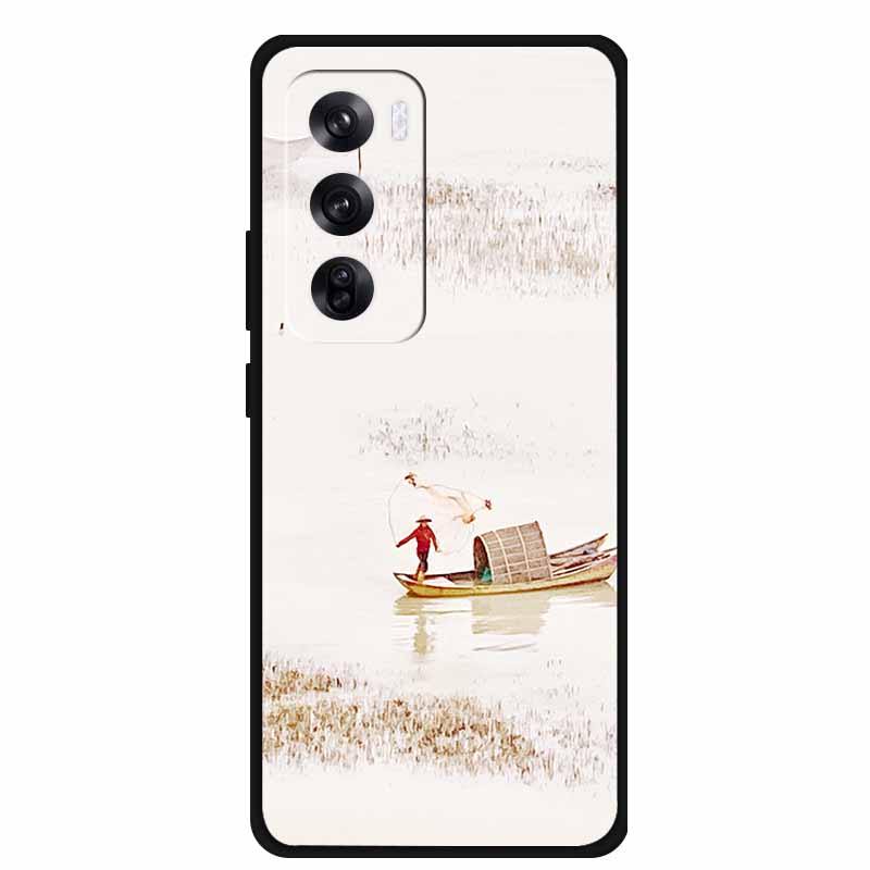 Funda For OPPO Reno 12 / Reno12 Pro Global Case Fashion Printed Soft Silicone Back Cover For Reno12 Pro Cat Phone Case Reno12 5G