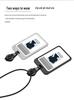 Double-Sided Transparent ID Card and Badge Holder with Round Silicone Lanyard