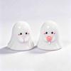 Resin Ghost Ornament Glow-in-the-dark Halloween Figurine, Mini Statue for Micro Luminous Figurine Landscape, Home Office Desk