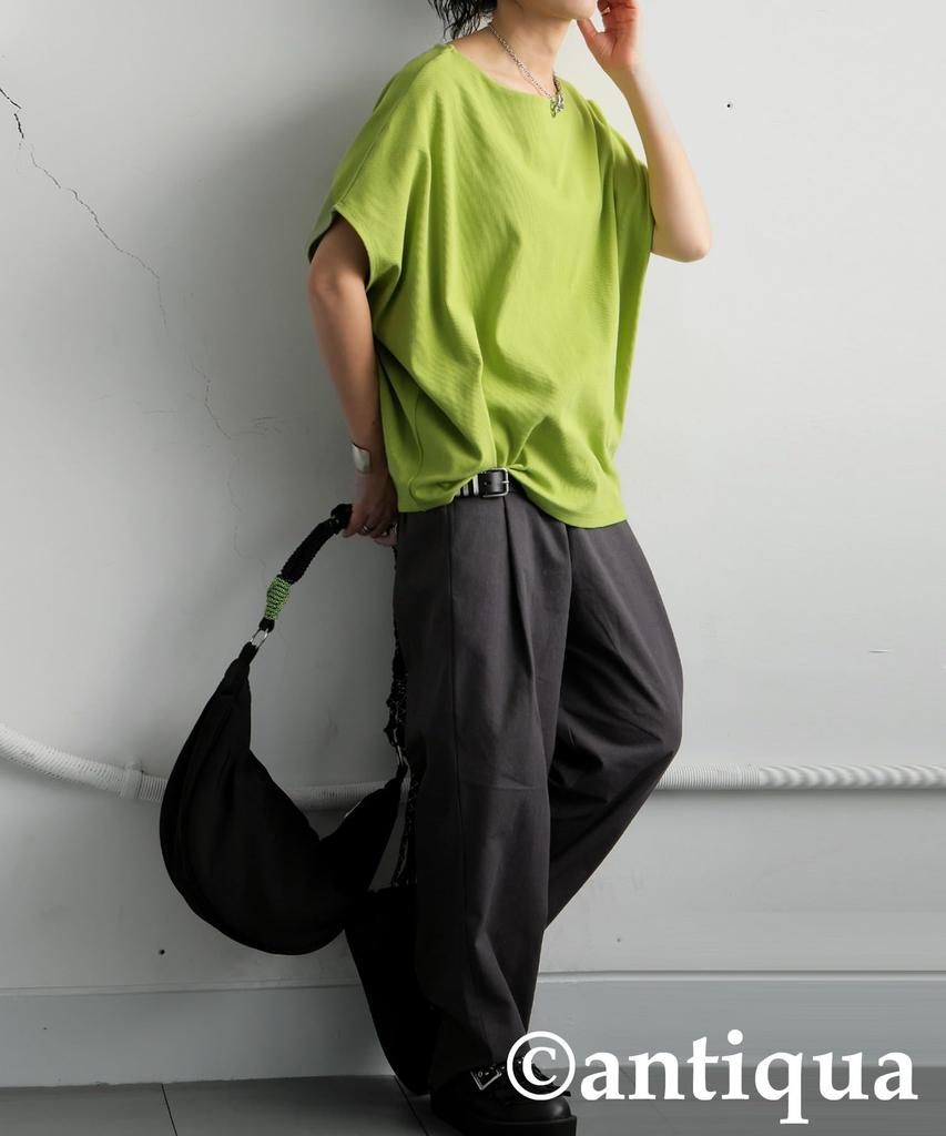 Antiqua Women's Boat Neck Short Sleeve Shirt (NA-00485), One Size, 46, Lime