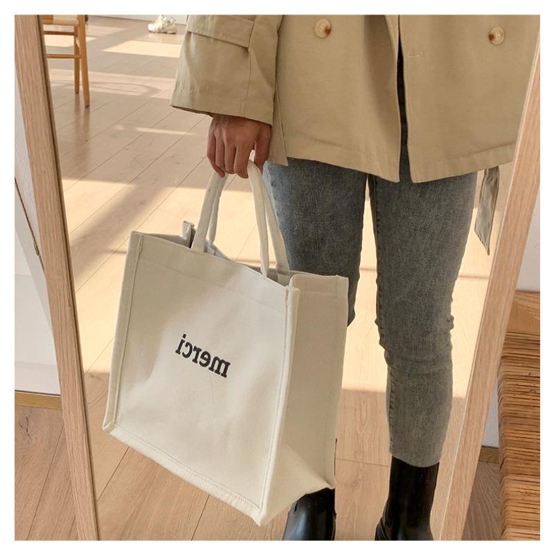 Grote Canvas Tas voor Vrouwen Nieuwe Mode Casual Schoudertas Tote Bag voor Studenten School Pendelen Tas