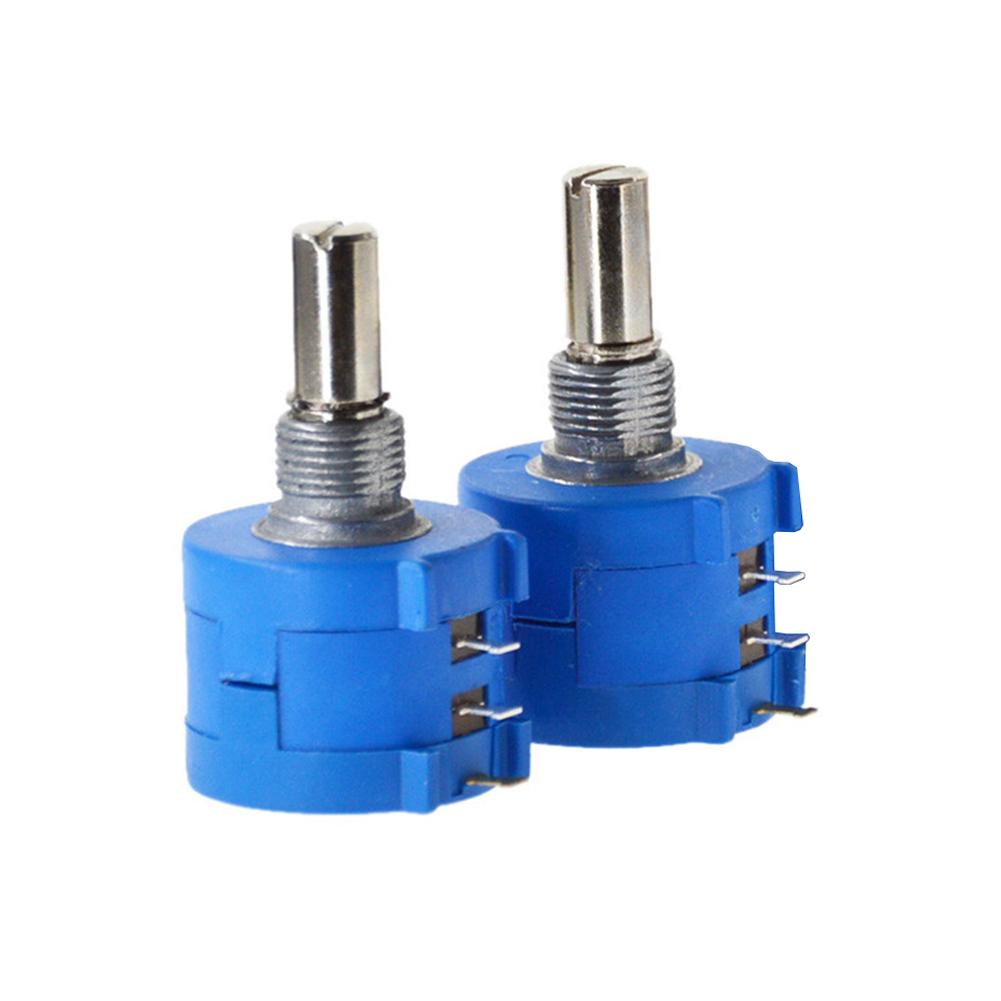 Høyytelses 10-omdreiningstrådviklet potensiometer 2 STK 3590S2502L 5K Ohm