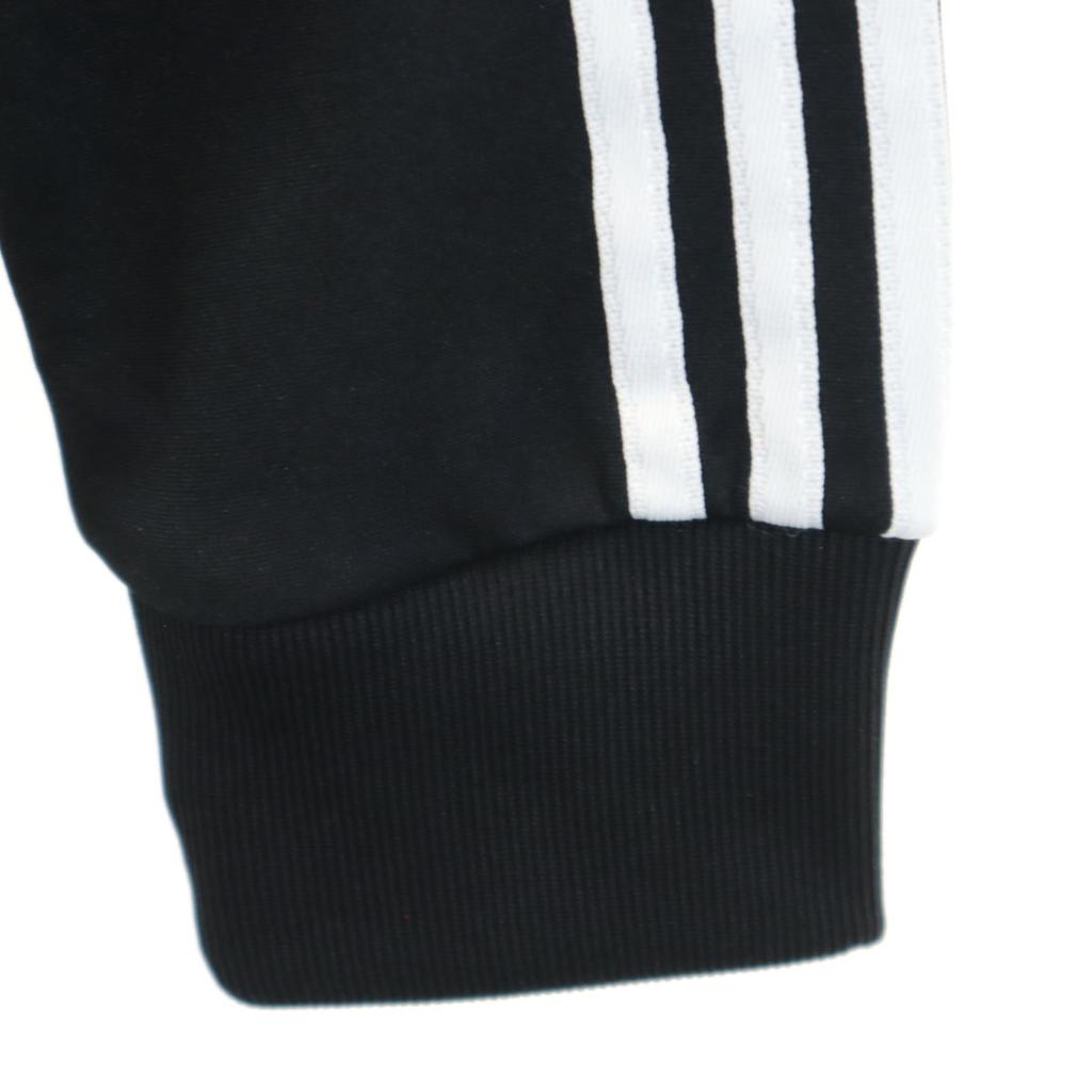 Adidas Trefoil Logo Zip Jacket O Black Blouson Men's Used