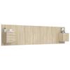 VidaXL Headboard with Cabinets Sonoma Oak Engineered Wood 3115758