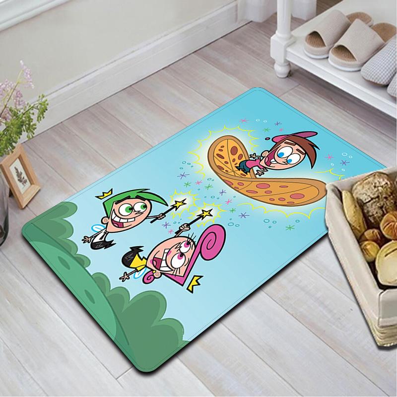 Fairly OddParents Rug Floor Mat for Living Room or Bedroom Soft and Comfortable Carpet a Gift for Birthday and Holiday.