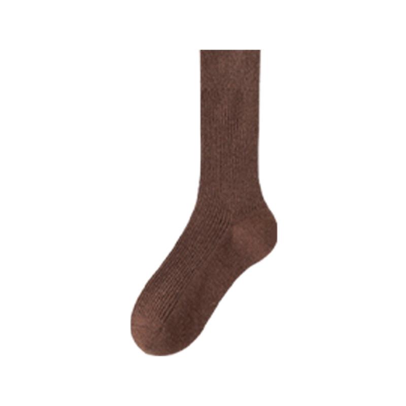 Wool Socks for Women, Thickened with Fleece, Warm and Super Soft, Autumn and Winter Double-needle Cashmere Mid-calf Socks