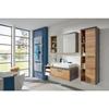 Bathroom Furniture Set: Sink + Column + Mirror Cabinet - L186 X D53 X H198 Cm - BAY