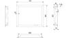 Steel frame for NADIA 10 (standard - left hand)
