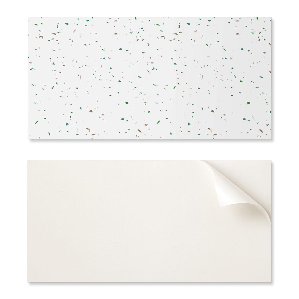 Naklejany Panel Winylowy Do Przedpokoju 100X50 Cm Abstrakcyjny Wzór Z Plamkami