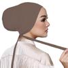 New Modal Hijabs Undercap Jersey Instant Muslim Hijabs Wrap Woman Adjustable Bandana Headband Inner Scarf Elastic Solid Bonnet
