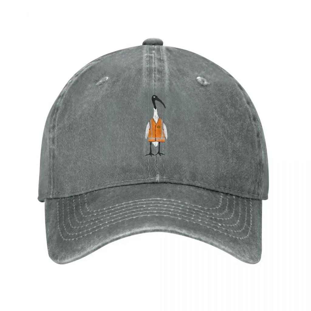 Bin Chicken Müllsammler auf Schwarzer Baseballkappe Anime Unisex Hut Sportkappe Derby Hut Mädchen Unisex