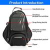 Motorcycle Tank Bag, Water Resistant with Super Strong Magnetic Gas Oil Fuel Tank Bag Black Bigger Window for Honda Yamaha