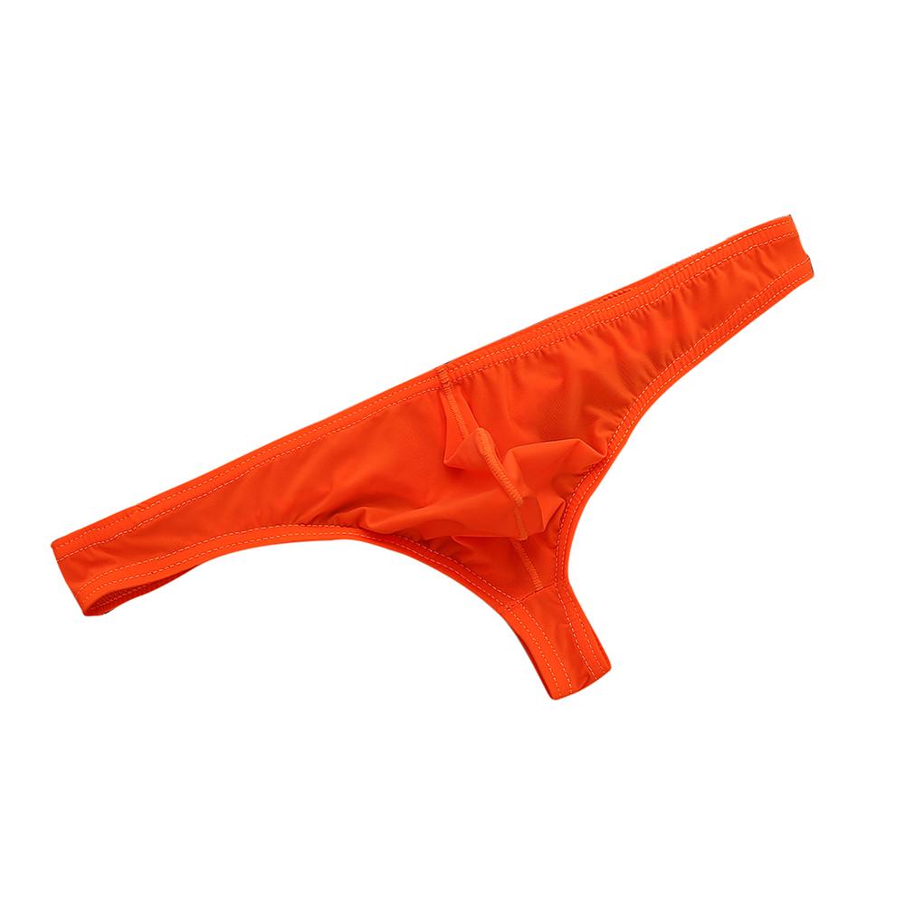 Herrenunterwäsche-Höschen, sexy Tanga-Shorts, erhöhte Unterwäsche, Eisseide, T-Unterwäsche