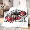 OnePiece Anime Print Blanket Warm  Comfortable Flannel Blanket Suitable for Bedrooms, Sofas, Beds, Chairs, Picnics, Travel
