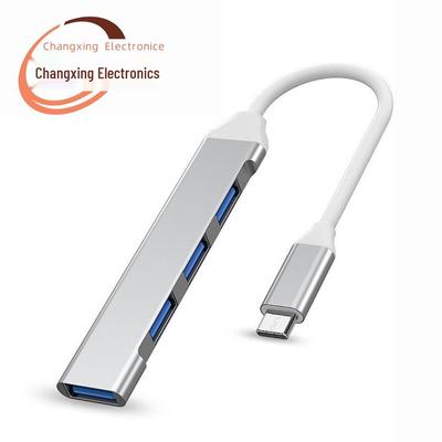 USB 3.0 Typ-C 4-Port-Splitter für Telefon, Tablet & Laptop