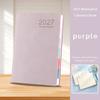 Office Supplies for Planning 2027 A5 Daily Planner, Imitation Leather 320 Page Schedule Notebook with Professional Time Management Journal Ribbon
