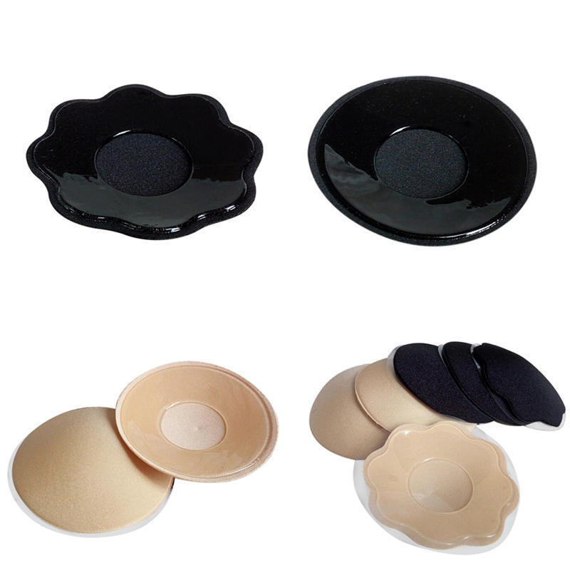 Sexy Silicone Breast Petals Nipple Cover Stickers Invisible Bra Pasties Pad Push Up Stick On Bra Accessories 1 Pair