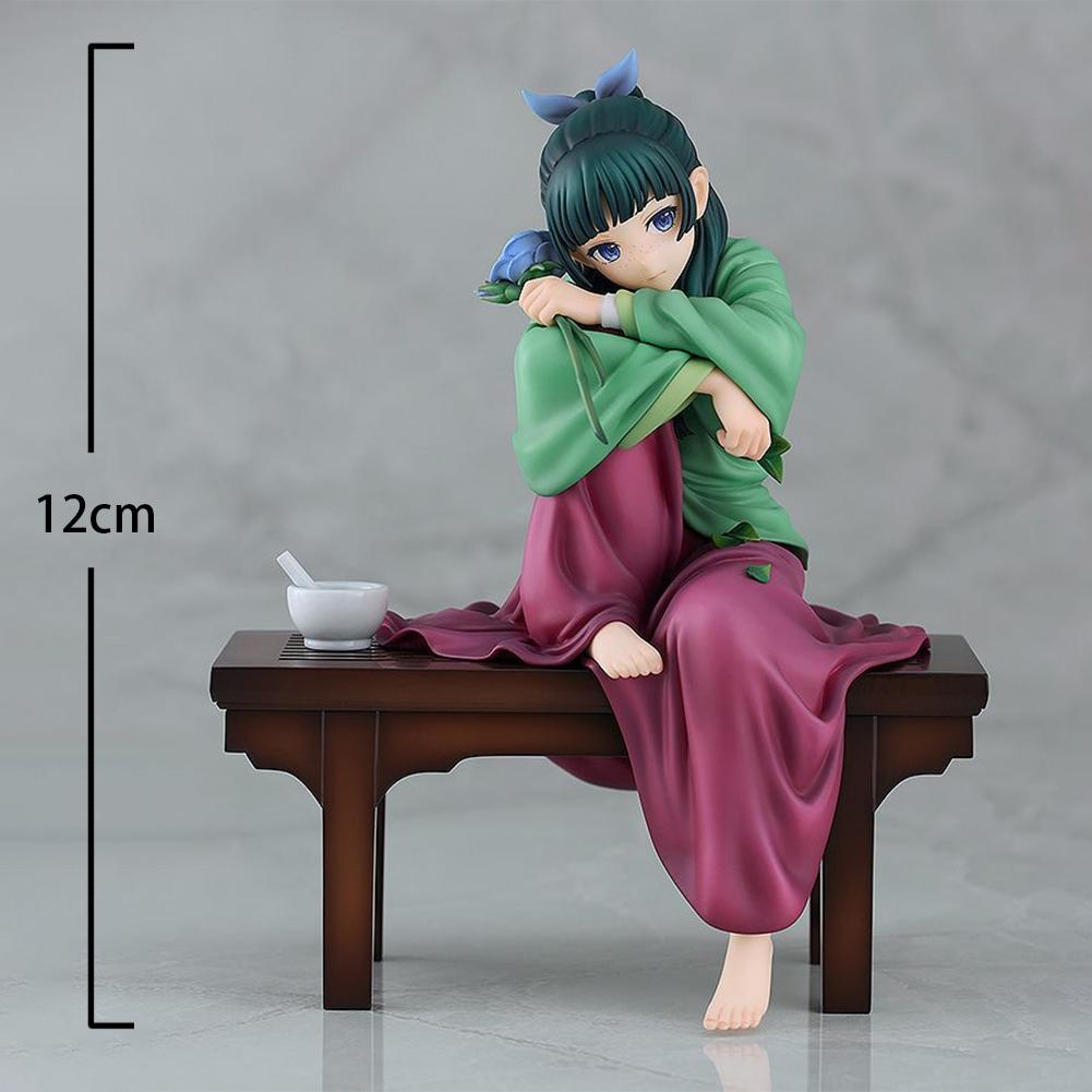 

Anime Figure Maomao action Figure Maomao Figurine sitting pose with Stool Props Girl Figure Model Collection statue Doll Gifts 13CM