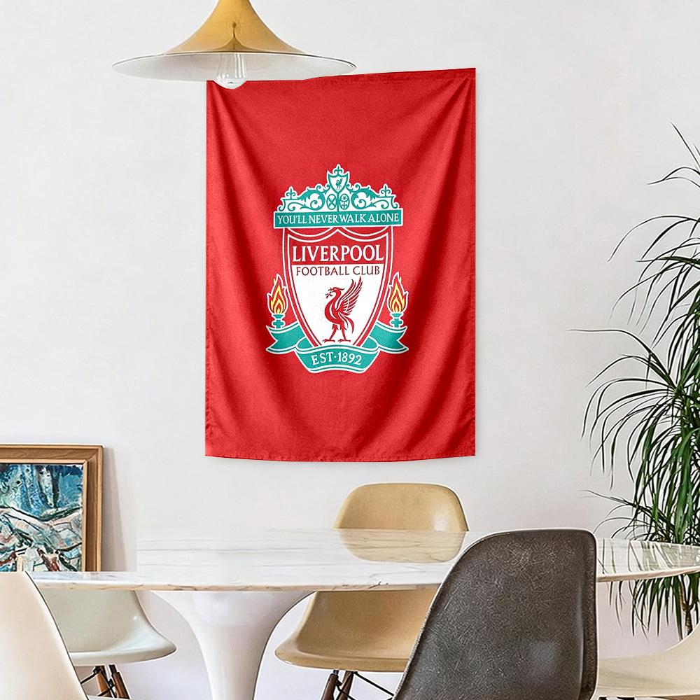 Liverpool Football Club Wall Decor Tapestry Art For Pet Memorial Birthdaywedding Party Backdrop Family Gift
