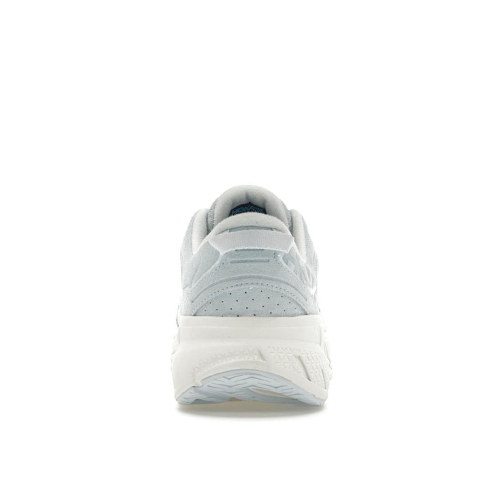 HOKA Clifton L Wildleder Country Air Unisex-Sneaker Blau Bit-Of-Blue 1122571-CABOB