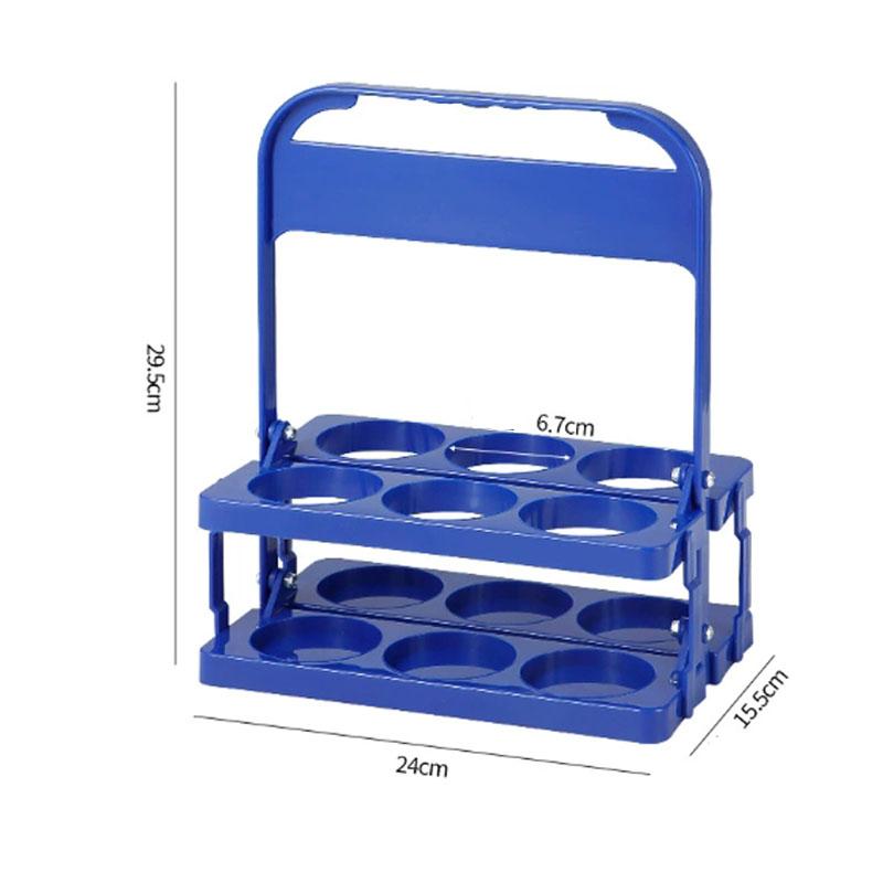 6 Bottles Beer Carrier 6 Bottles Portable Collapsible Beer Carrier Suitable for Coffee, Milk, And Tea Storage, Perfect for Everyday Use And Parties