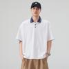 Mens Polo Shirts Short Sleeve Textured Pullover Golf Polo T Shirts