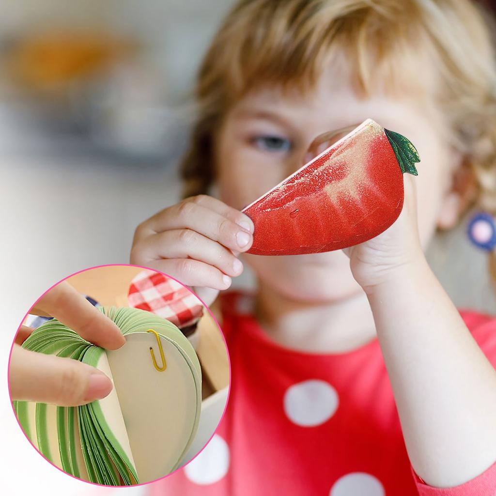 2 Stück Obst, , Birne, Form Notizpapier, Geeignet Für , Studium, Tägliche Notizen