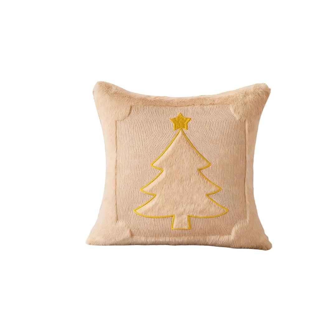 Christmas Tree Pillowcase 18x18 Inch Christmas Winter Print Decorative Pillowcase Retro Holiday Decorative Throw Pillowcase Sofa Bed Decoration