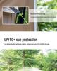 8-12 Person Portable Outdoor Mesh Canopy Tent with Mosquito Net, Sun & Rain Protection for Camping and Beach.