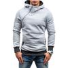Arrival Design Sportswear Men Sweatshirt Male Side Zipper Hooded Hoodies Printed Pullover Hoody