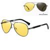 Modische Sonnenbrille mit Metallrahmen, polarisiert, für Herren und Damen, Outdoor-Zubehör, Fahrerbrille, UV400, blendfreie Sonnenbrille