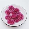 10pcs Resin Glitter Sparkling Rose Flower Flatbacks Cabochons For Card Decorations DIY Jewelry Craft  Embellishments