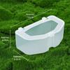 High Quality Plastic Bird Food Box Transparent Feeding Supplies Indoor Bird Feeder Bird Water Tank Box Cage