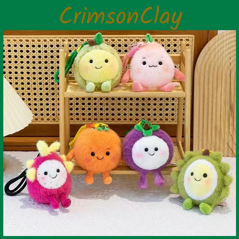 Fruit Plush Toy Mango Dragon Fruit With Soft Short Fleece For Kid Gift Collection