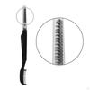 Fly Tying Tools Foldable Metal Comb and Hair Dubbing Brush Portable Reusable Hook