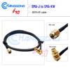 SMA-KW/SMA-J RF Flexible 50 Ohm Jumper Cable: SMA Right Angle Female To SMA Male Coaxial RG174
