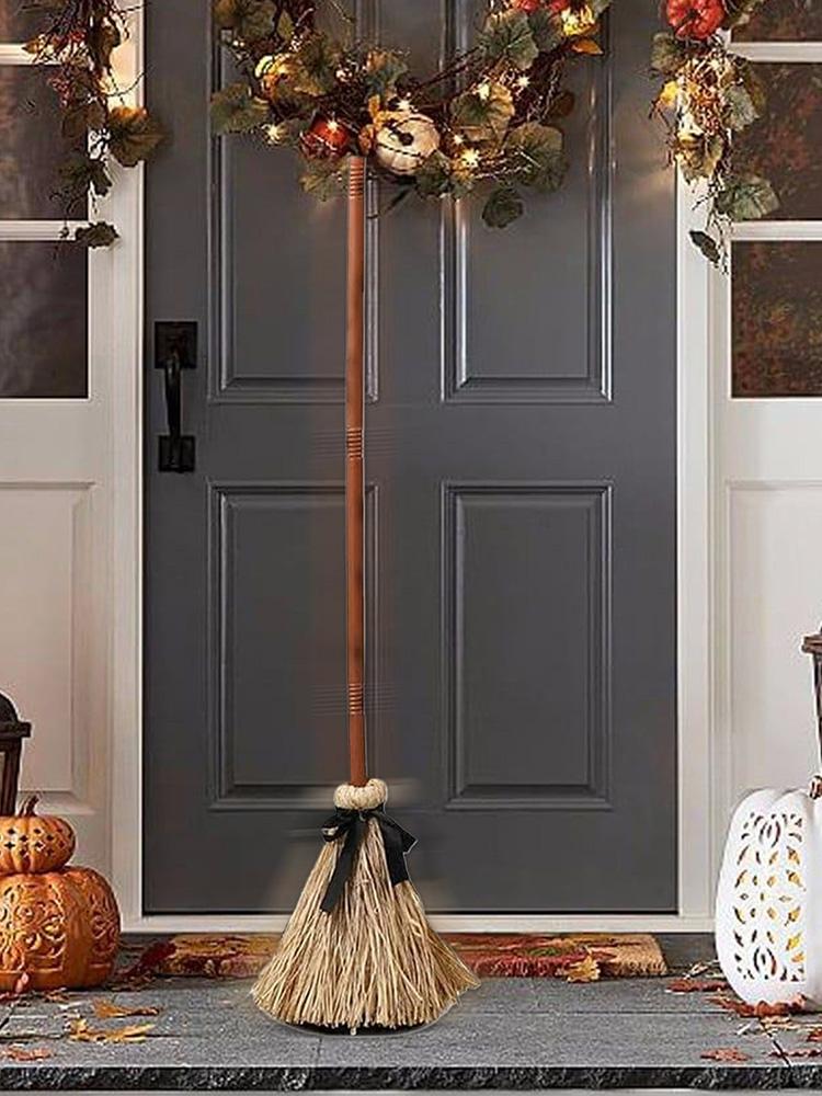 2025 Dancing Witch Broom Scary Party Animated Floating Witch's Broom With Sounds halloweeen decorations