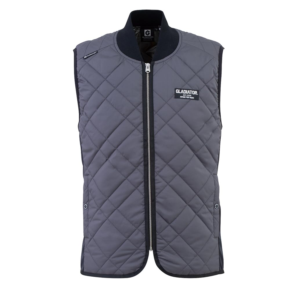 

Жилет стеганый Bolt Heat, Одежда с электроподогревом, G-8839, Серый, от Кокос Нобуока