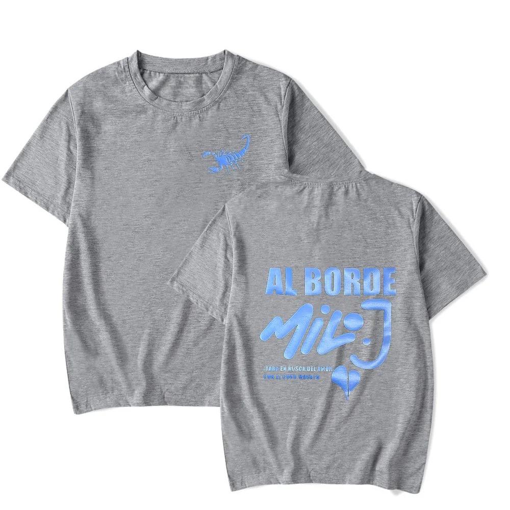

Milo J Alborde Song Merch Tshirt Merch Pop Graphics Print Crewneck Unisex Trend Short Sleeve Top 3XL