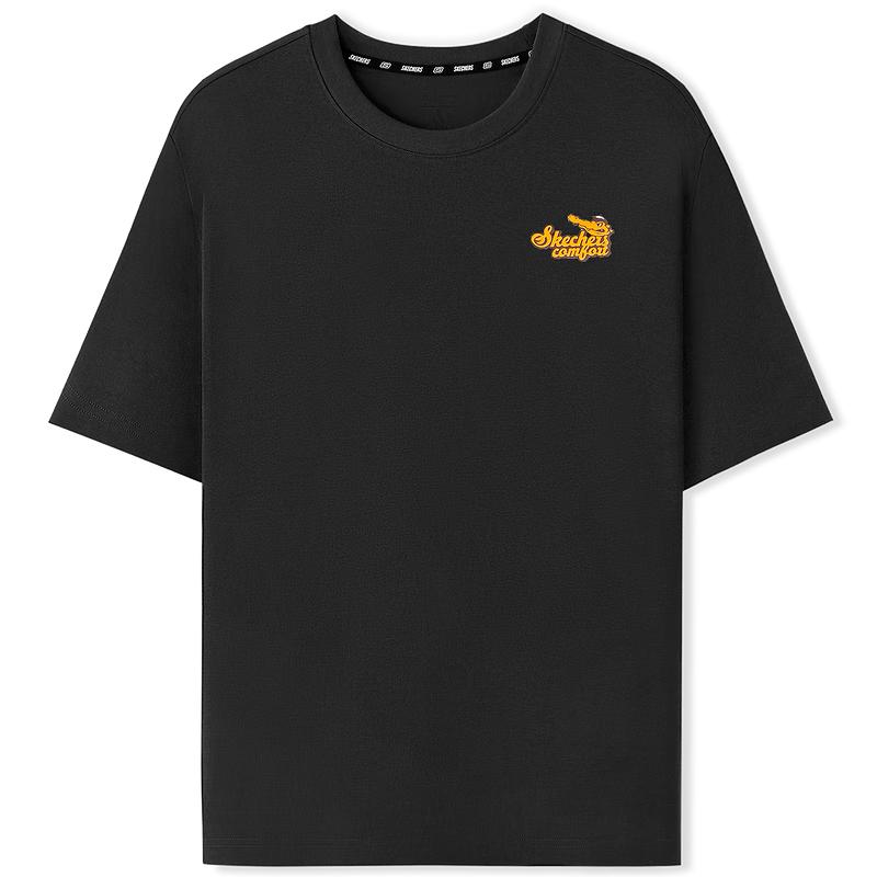 

SKECHERS L225U056 Unisex Knit Short Sleeve T-Shirt L
