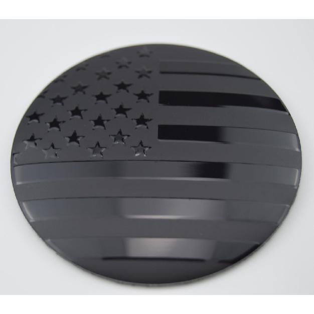 4X 56.5mm=2.24 Inches Black N Flag Wheel Hub Center Cap Emblems for Hub Center Cap US