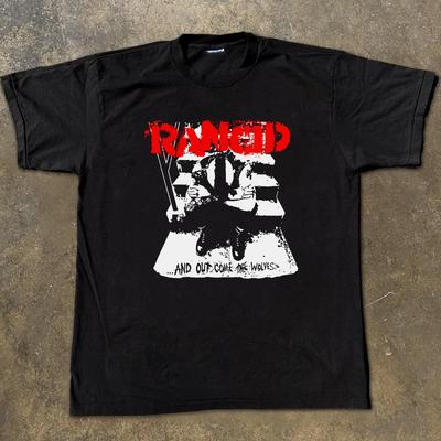 Stink Chorus Rancid Short Sleeve Top Alternative Pop Rock Street Loose Cotton T-Shirt Oversized ShirtHarajuku  ThermalShirt