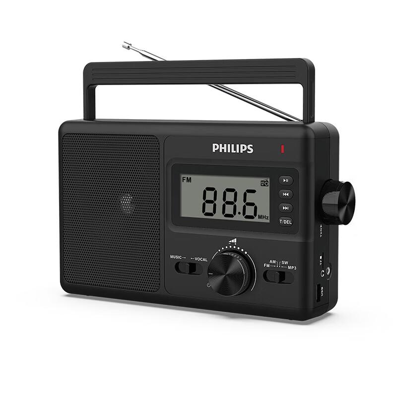 Philips TAR3368 Full-Band Digital Portable Radio CN plug (adapter included)