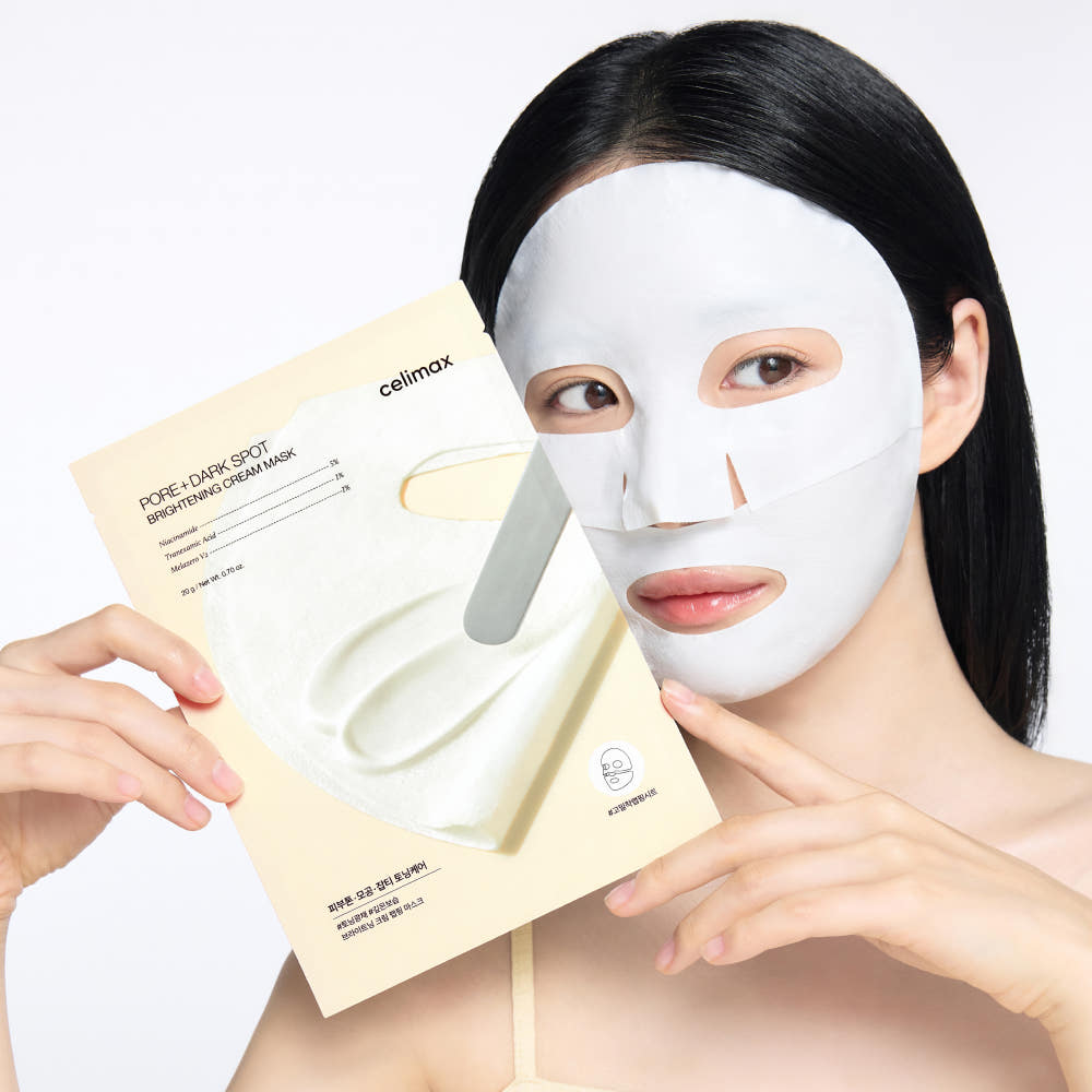 CELIMAX Pore + Dark Spot Brightening Cream Mask 4pcs