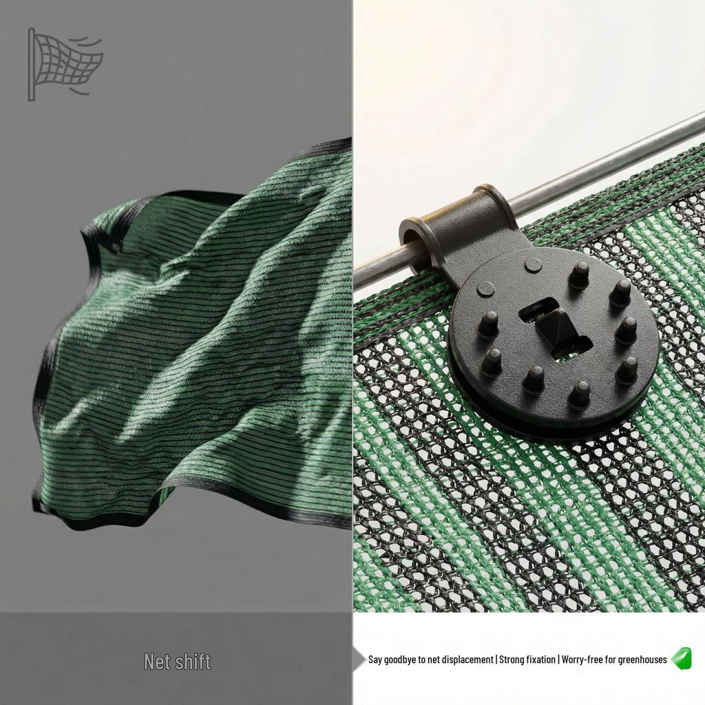 Shade Net & Insect Net Fixing Clips: Greenhouse & Gardening Accessories for Sunshade Film