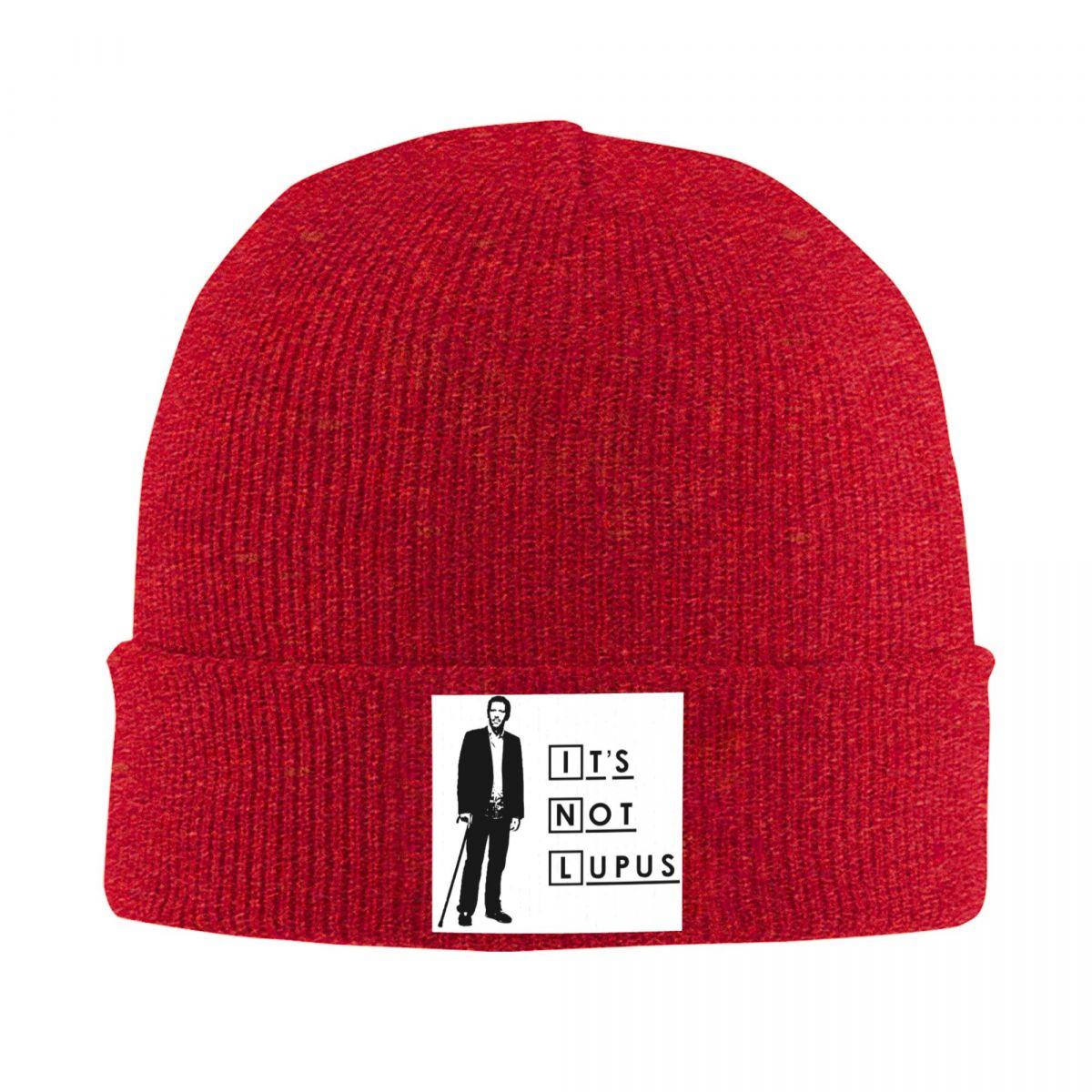 Dr House Its Not Lupus Warm Knitted Cap Fashion Bonnet Hat Autumn Winter Outdoor Beanies Hats for Unisex Womenx Adult One Size