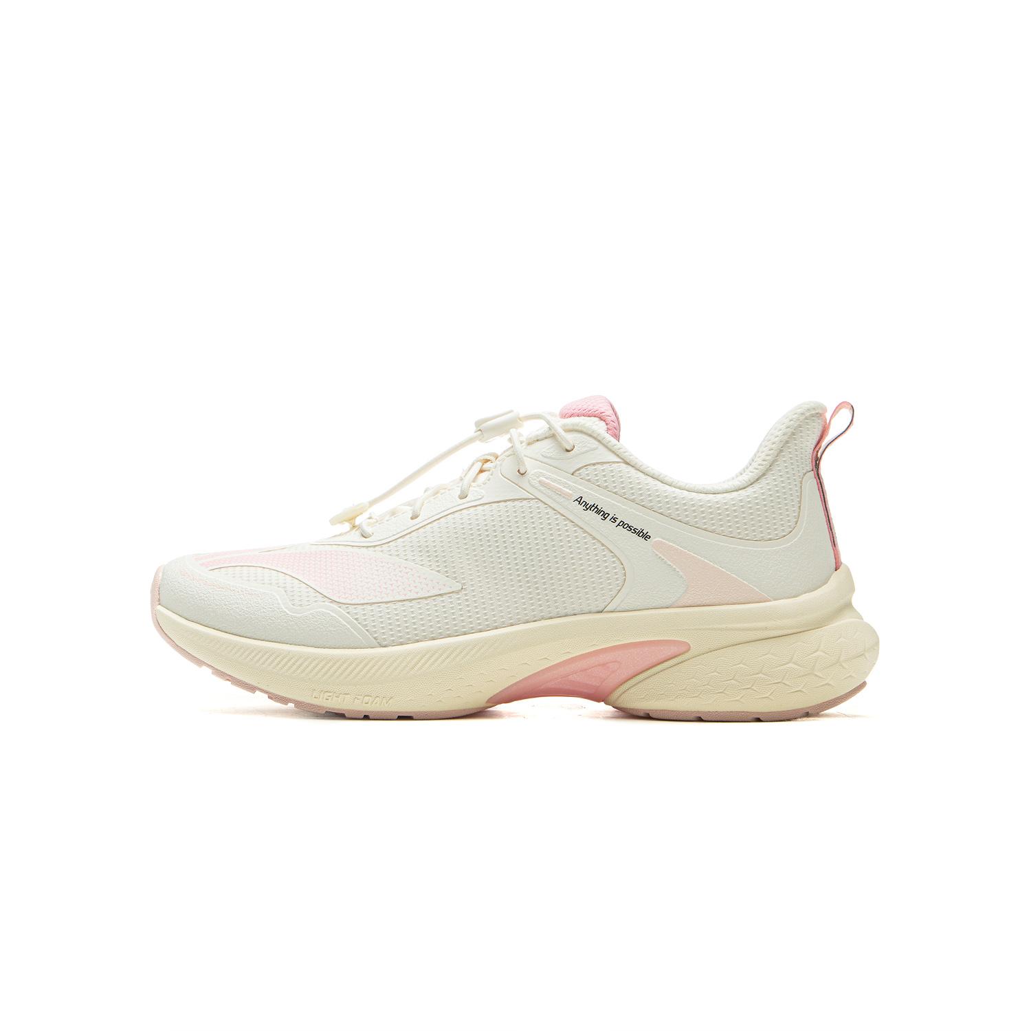 

Li Ning Удобные Универсальные Прочные Детские Кроссовки с Низким Верхом Детские Кроссовки Молочно-Белый YKFU126-2 34